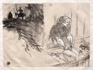 Las breves alegrías: Portada, 1897 de Henri de Toulouse Lautrec