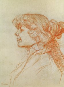 La chica inglesa en la Estrella en Le Havre, 1899 de Henri de Toulouse Lautrec