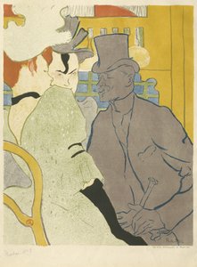 El inglés en el Moulin Rouge de Henri de Toulouse Lautrec