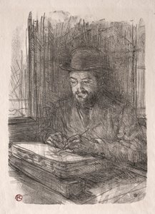 El buen litógrafo de Henri de Toulouse Lautrec