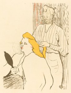 El peluquero - Programa para el Théâtre Libre, 1893