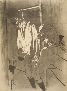 El ahorcado, 1892 de Henri de Toulouse Lautrec