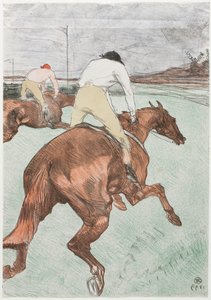 El jinete de Henri de Toulouse Lautrec