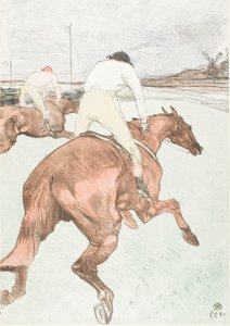 El jinete de Henri de Toulouse Lautrec