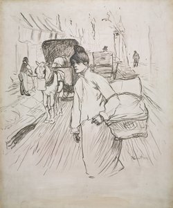 La Lavandera, 1888 de Henri de Toulouse Lautrec