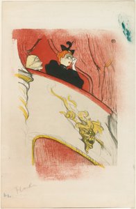 El palco con la máscara dorada de Henri de Toulouse Lautrec