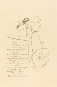 La Modista (La Modiste - Renée Vert) de Henri de Toulouse Lautrec