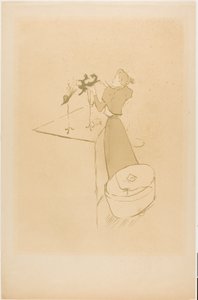 La sombrerera, Renée Vert de Henri de Toulouse Lautrec