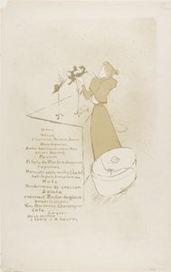 La sombrerera, Renée Vert de Henri de Toulouse Lautrec
