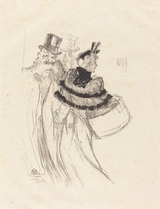 Los viejos caballeros, 1894 de Henri de Toulouse Lautrec