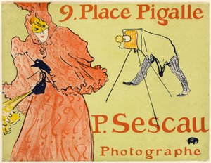 El fotógrafo Sescau de Henri de Toulouse Lautrec