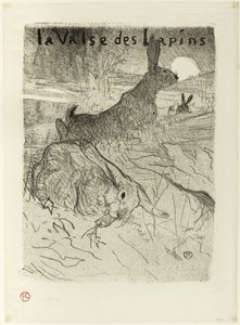 El vals de los conejos de Henri de Toulouse Lautrec
