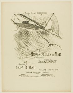 Las golondrinas del mar, de Mélodies de Désiré Dihau de Henri de Toulouse Lautrec