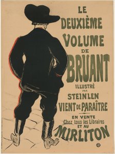 El segundo volumen de Bruant de Henri de Toulouse Lautrec