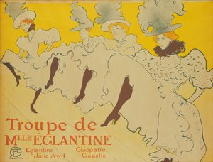 La compañía de Mademoiselle Eglantine, 1896 de Henri de Toulouse Lautrec