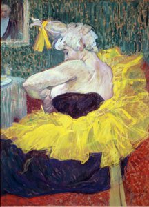 El payaso Cha U Kao, artista en el Moulin Rouge de Henri de Toulouse Lautrec
