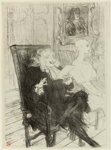 Truffier y Moreno, en Las mujeres sabias de Henri de Toulouse Lautrec