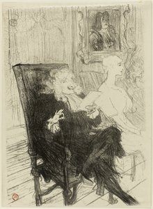 Truffier y Moreno, en Las Mujeres Sabias de Henri de Toulouse Lautrec