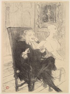 Truffier y Moreno, en Las mujeres sabias de Henri de Toulouse Lautrec