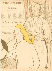Una Quiebra; El Poeta y el Financiero de Henri de Toulouse Lautrec