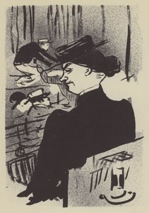 Una espectadora de Henri de Toulouse Lautrec