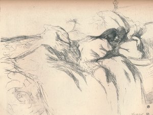 Mujer despertando en la cama, 1896