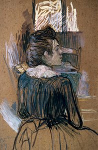 Mujer en una ventana, 1889 de Henri de Toulouse Lautrec