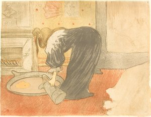 Mujer en la bañera de Henri de Toulouse Lautrec