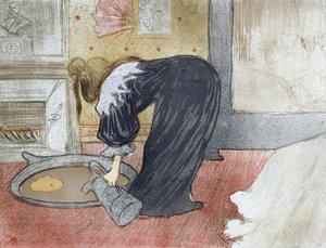 Mujer en la bañera (de la suite Elles)