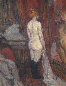 Mujer ante un espejo, 1897 de Henri de Toulouse Lautrec