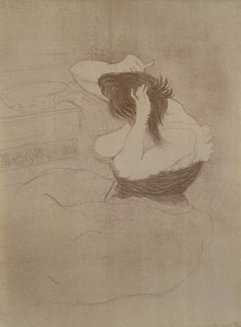 Mujer peinándose, de 