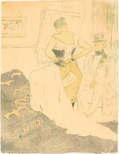Mujer en corsé de Henri de Toulouse Lautrec