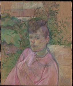 Mujer en el jardín de Monsieur Forest, 1889-91 de Henri de Toulouse Lautrec