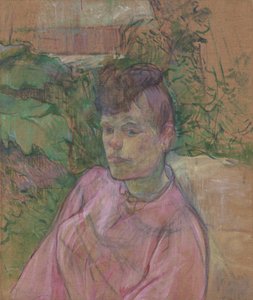 Mujer en el Jardín del Señor Forest de Henri de Toulouse Lautrec