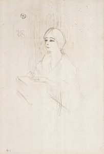 Yahne en su Caja, 1895 de Henri de Toulouse Lautrec