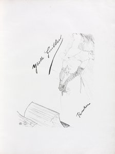 Yvette Guilbert-Serie Inglesa: Frontispicio, 1898 de Henri de Toulouse Lautrec