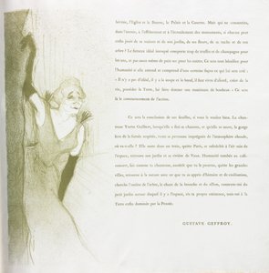 Yvette Guilbert - Serie francesa: No. 16 de Henri de Toulouse Lautrec