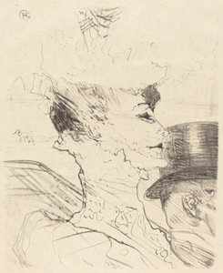 Yvette Guilbert? de Henri de Toulouse Lautrec