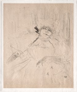 Yvette Guilbert: Canción antigua, 1898 de Henri de Toulouse Lautrec