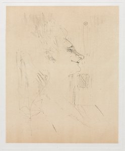 Yvette Guilbert intoxicada de Henri de Toulouse Lautrec