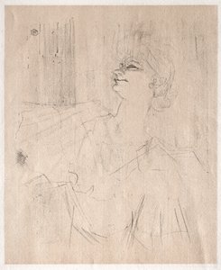 Yvette Guilbert: à Ménilmontant, de Bruant, 1898 de Henri de Toulouse Lautrec