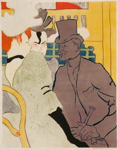 El inglés en el Moulin Rouge de Henri de Toulouse Lautrec