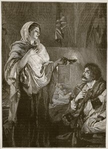 Florence Nightingale en el Hospital de Scutari, ilustración de 