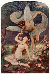 Céfiro cortejando a Flora de Henrietta Rae