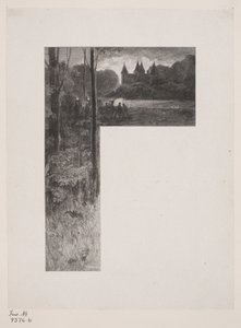 Danés: Ilustración para Christian Winther, "El vuelo del ciervo" de Henrik Bornemann