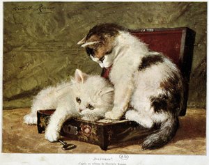 Folatrería (gatitos) - por Henriette Ronner