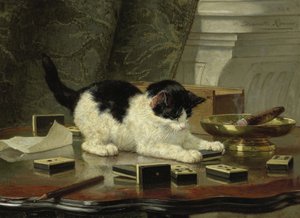 Juego de gatitos, ca. 1860-1870
