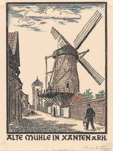 Muelles en Xanten de Henriëtte van Hove (signed by artist)
