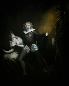 Gertrudis, Hamlet y el fantasma del padre de Henry (1741 1825) (after) Fuseli