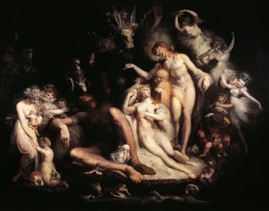 "El despertar de Titania" de Henry  Fuseli